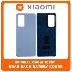Γνήσιο Original Xiaomi 12 Pro, Xiaomi 12Pro (2201122C, 2201122G) Rear Back Battery Cover Πίσω Κάλυμμα Καπάκι Πλάτη Μπαταρίας Blue Μπλε (Service Pack By Xiaomi)