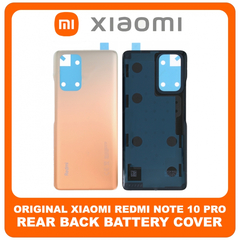 Γνήσια Original Xiaomi Redmi Note 10 Pro, Redmi Note 10Pro (M2101K6G, M2101K6R) Rear Back Battery Cover Πίσω Κάλυμμα Καπάκι Πλάτη Μπαταρίας Gradient Bronze 55050000UT4J (Service Pack By Xiaomi)