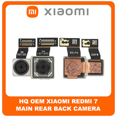 HQ OEM Συμβατό Με Xiaomi Redmi 7, Redmi7 (M1810F6LG, M1810F6LH, M1810F6LI) Main Rear Back Camera Module Flex Πίσω Κεντρική Κάμερα 12 MP, f/2.2, 1/2.9", 1.25µm, PDAF + 2 MP, (depth) (Premium A+​)
