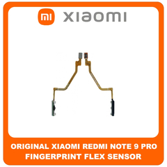 Γνήσια Original Xiaomi Redmi Note 9 Pro (M2003J6B2G), Fingerprint Flex Sensor Αισθητήρας Δακτυλικού Αποτυπώματος Interstellar Gray Μαύρο 490100000A5E (Service Pack By Xiaomi)