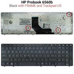 Πληκτρολόγιο hp Probook 6560b  With Trackpoint