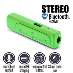 Stereo Bluetooth Πέτου Χωρίς Ακουστικά Green
