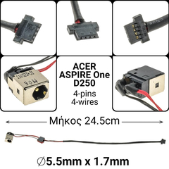 Dc Jack Acer Aspire one D250