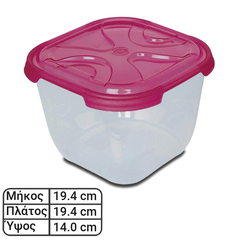Κουτί Δοχείο ροζ 3l