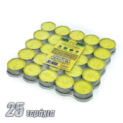 Κεριά Ρεσώ 25τμχ με Άρωμα Σιτρονέλα