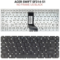 Πληκτρολόγιο Acer Swift Sf314-51 no Frame us