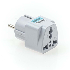 Αντάπτορας Uk/us σε eu 220v High Quality Λευκό