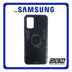 Θήκη Πλάτης - Back Cover, Silicone Σιλικόνη Defender Armor TPU Black Μαύρο For Samsung A02S