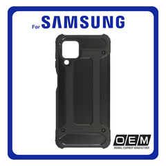 Θήκη Πλάτης - Back Cover, Silicone Σιλικόνη Armor Carbon Hybrid TPU Black Μαύρο For Samsung A22 4G/M22 4G