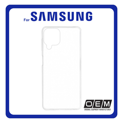 Θήκη Πλάτης - Back Cover, Silicone Σιλικόνη Slim 1mm Transparent Διάφανο For Samsung A12/Μ12