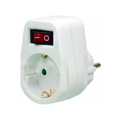 Πρίζα Μονή Σούκο με Διακόπτη - 01k - 068684