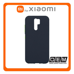 Θήκη Πλάτης - Back Cover, Silicone Σιλικόνη Solid TPU Navy Blue Μπλε For Xiaomi Redmi 9
