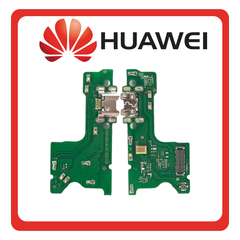 HQ OEM Συμβατό Για Huawei Y7 (2019) (DUB-LX1, DUB-LX3) MicroUSB Charging Dock Connector Flex Sub Board, Καλωδιοταινία Υπό Πλακέτα Φόρτισης + Microphone Μικρόφωνο