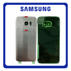 HQ OEM Συμβατό Για Samsung Galaxy S7 edge (SM-G935F, SM-G935FD) Rear Back Battery Cover Πίσω Κάλυμμα Καπάκι Πλάτη Μπαταρίας + Camera Lens Τζαμάκι Κάμερας Platinum Gold (Grade AAA+++)