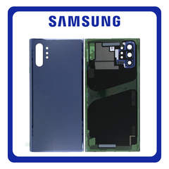 HQ OEM Συμβατό Με Samsung Galaxy Note10+, Galaxy Note 10 Plus (SM-N975F, SM-N975U) Rear Back Battery Cover Πίσω Κάλυμμα Καπάκι Μπαταρίας Aura Blue Μπλε (Premium A+​)