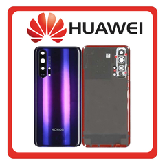 HQ OEM Συμβατό Για Huawei Honor 20 Pro (YAL-AL10, YAL-L41), Rear Back Battery Cover Πίσω Καπάκι Κάλυμμα Πλάτη Μπαταρίας Phantom Purple Μωβ + Camera Lens Τζαμάκι Κάμερας (Grade AAA+++)