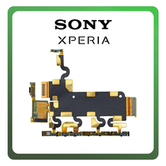 HQ OEM Συμβατό Με Sony Xperia Z1 (C6903, C6902, C6906) Main LCD Flex Cable Καλωδιοταινία Οθόνης + Power Key Flex Cable On/Off + Volume Key Buttons Καλωδιοταινία Πλήκτρων Εκκίνησης + Έντασης Ήχου + Microphone Μικρόφωνο (Premium A+​)