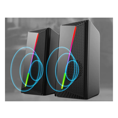 FT-A3 Prime USB Multimedia Speaker Movable Lights Ηχεία Υπολογιστή