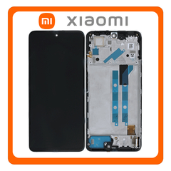 Γνήσια Original Xiaomi Redmi Note 11 Pro 4G/5G (21091116I) / Poco X4 Pro 5G (2201116PG) Super AMOLED LCD Οθόνη + Touch Screen Digitizer + Frame Bezel Black Μαύρο5600010K6S00 5600010K6P00 5600010K6T00 (Service Pack By Xiaomi)
