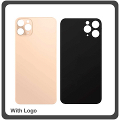 OEM HQ for Apple Iphone 11 Pro Max, Iphone11 Pro Max (A2218, A2161, A2220) Rear Back Battery Cover with Camera Big Hole Πίσω Κάλυμμα Πλάτη Καπάκι Μπαταρίας Gold Χρυσό (Premium A+)