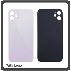 OEM HQ for Apple Iphone 11 , Iphone11 (A2221, A2111, A2223) Rear Back Battery Cover with Camera Big Hole Πίσω Κάλυμμα Πλάτη Καπάκι Μπαταρίας Violet Μωβ (Premium A+)