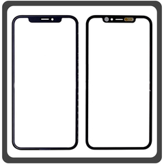 Γνήσια Original Apple iPhone 11 (A2221, A2111, A2223, iPhone12,1) Aftermarket Front Glass For Refurbished Μπροστινό Τζαμάκι Για Ανακατασκευή Black Μαύρο