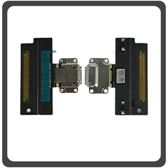 HQ OEM Συμβατό Με Apple iPad Air (2019) (A2153, A2123, A2154) Charging Dock Connector Lightning Flex Καλωδιοταινία Κονέκτορας Φόρτισης Gray Γκρι (Premium A+​)