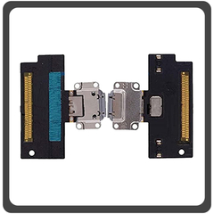 HQ OEM Συμβατό Με Apple iPad Pro 10.5 (2017) (A1701, A1709) Charging Dock Connector Lightning Flex Καλωδιοταινία Κονέκτορας Φόρτισης Gray Γκρι (Premium A+​)