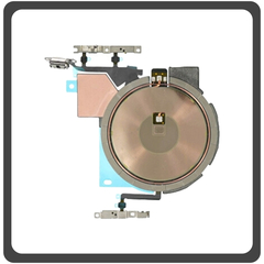 HQ OEM Συμβατό Για Apple iPhone 14 Pro, iPhone 14Pro (A2890, A2650, A2889) Wireless Charging Coil + Power Button On/Off + Volume Flex Cable Ασύρματος Φορτιστής Καλωδιοταινία Έντασης Ήχου + Switch Key (Premium A+)