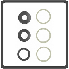 HQ OEM Συμβατό Για Apple iPhone 13 Pro (A2638, A2483) / iPhone 13 Pro Max (A2643, A2484) Main Camera Lens Τζαμάκι Κάμερας + Frame Πλαίσιο Gold Χρυσό (Premium A+)