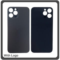 HQ OEM Συμβατό Για Apple iPhone 12 Pro Max, iPhone 12Pro Max (A2411, A2342, A2410, A2412, iPhone13,4) Premium Aftermarket Rear Back Battery Cover with Camera Big Hole Πίσω Κάλυμμα Πλάτη Καπάκι Μπαταρίας Graphite Μαύρο (Premium A+​)