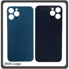 HQ OEM Συμβατό Για Apple iPhone 12 Pro Max, iPhone 12Pro Max (A2411, A2342, A2410, A2412, iPhone13,4) Premium Aftermarket Rear Back Battery Cover with Camera Big Hole Πίσω Κάλυμμα Πλάτη Καπάκι Μπαταρίας Pacific Blue Μπλε (Premium A+​)