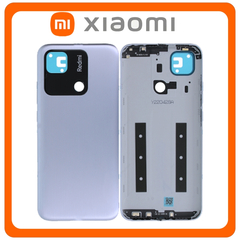 HQ OEM Συμβατό Με Xiaomi Redmi 10A (220233L2C, 220233L2G) Rear Back Battery Cover Πίσω Καπάκι Πλάτη Μπαταρίας Slate Grey Ασημί (Premium A+​)
