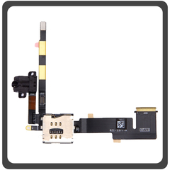 Γνήσια Original For Apple iPad 2 Wi-Fi + 3G (A1396, A1397, iPad2,2) Audio Jack Flex Cable Καλωδιοταινία Θύρα Ακουστικών + Sim Card Reader