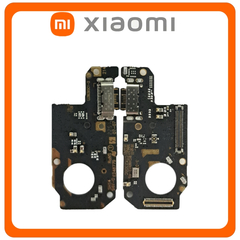 HQ OEM Συμβατό Xiaomi Redmi Note 12 4G (23021RAAEG, 23021RAA2Y) USB Type-C Charging Dock Connector Flex Sub Board, Καλωδιοταινία Υπό Πλακέτα Φόρτισης + Microphone Μικρόφωνο (Premium A+​)