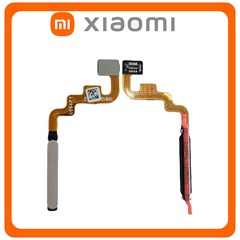 Γνήσια Original Xiaomi Redmi Note 11 (2201117TG, 2201117TI), Note 11S 4G (2201117SG, 2201117SI), Fingerprint Sensor Flex Αισθητήρας Δαχτυλικού Αποτυπώματος Silver Ασημί (Service Pack By Xiaomi)