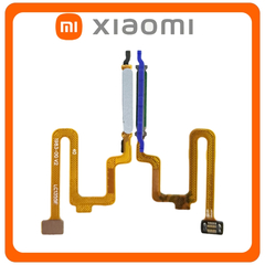 Γνήσια Original Xiaomi Redmi Note 11 Pro 4G (2201116TG, 2201116TI), Redmi Note 11 Pro 5G (21091116I, 2201116SG) Fingerprint Sensor Flex Αισθητήρας Δαχτυλικού Αποτυπώματος Silver Ασημί (Service Pack By Xiaomi)