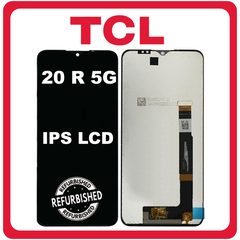 New Refurbished TCL 20 R 5G (T767H) IPS LCD Display Screen Assembly Οθόνη + Touch Screen Digitizer Μηχανισμός Αφής Gray