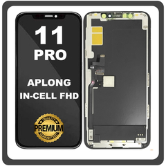 HQ OEM Apple iPhone 11 Pro (A2215, A2160) APLONG InCell FHD LCD Display Screen Assembly Οθόνη + Touch Screen Digitizer Μηχανισμός Αφής Black Μαύρο (Lifetime Warranty Για Συνεργατες B2B​)