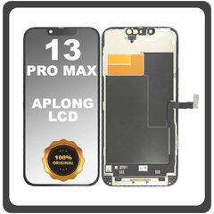 Γνήσια Original For Apple iPhone 13 Pro Max, iPhone 13 ProMax (A2643, A2484) APLONG LCD Display Screen Assembly Οθόνη + Touch Screen Digitizer Μηχανισμός Αφής Black Μαύρο (Lifetime Warranty Για Συνεργατες B2B​)