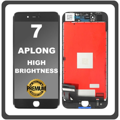 HQ OEM Συμβατό Με Apple iPhone 7, iPhone7 (A1660, A1778) APLONG High Brightness LCD Display Screen Assembly Οθόνη + Touch Screen Digitizer Μηχανισμός Αφής Black Μαύρο (Premium A+) (Lifetime Warranty Για Συνεργάτες B2B​)