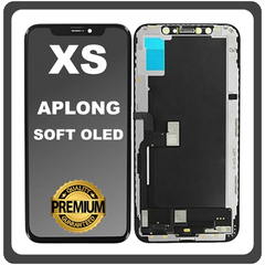 HQ OEM Συμβατό Με Apple iPhone XS, iPhoneXS (A2097, A1920) APLONG SOFT OLED LCD Display Screen Assembly Οθόνη + Touch Screen Digitizer Μηχανισμός Αφής Black Μαύρο (Premium A+) (Lifetime Warranty Για Συνεργατες B2B​)