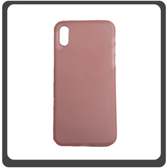 Θήκη Πλάτης - Back Cover, Silicone Σιλικόνη  Ultra Thin Feather Pink Ροζ For iPhone XS Max