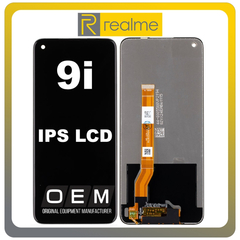 HQ OEM Συμβατό Με Realme 9i 4G (RMX3491) IPS LCD Display Screen Assembly Οθόνη + Touch Screen Digitizer Μηχανισμός Αφή Black Μαύρο (Premium A+​)