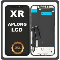 Γνήσια Original For Apple iPhone XR, iPhoneXR (A2105, A1984) APLONG LCD Display Screen Assembly Οθόνη + Touch Screen Digitizer Μηχανισμός Αφής Black Μαύρο (Lifetime Warranty Για Συνεργατες B2B​)