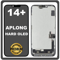 HQ OEM Συμβατό Με Apple iPhone 14+, iPhone 14 Plus (A2886, A2632) APLONG HARD OLED LCD Display Screen Assembly Οθόνη + Touch Screen Digitizer Μηχανισμός Αφής Black Μαύρο (Premium A+) (Lifetime Warranty Για Συνεργατες B2B​)