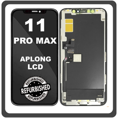iPhone 11 Pro Max, iPhone 11 ProMax (A2218, A2161) APLONG LCD Display Screen Assembly Οθόνη + Touch Screen Digitizer Μηχανισμός Αφής Black Μαύρο (Ref By Apple) (Lifetime Warranty Για Συνεργατες B2B​)