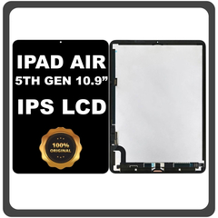Γνήσια Original Συμβατό Με Apple iPad Air 2022 5th Gen 10.9" (A2589, A2591) Liquid Retina IPS LCD Display Aseembly Screen Οθόνη + Touch Digitizer Unit Μηχανισμός Aφής Space Gray Μαύρο