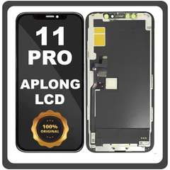 Γνήσια Original For Apple iPhone 11 Pro, iPhone 11Pro (A2215, A2160) APLONG LCD Display Screen Assembly Οθόνη + Touch Screen Digitizer Μηχανισμός Αφής Matte Space Gray Μαύρο (Lifetime Warranty Για Συνεργατες B2B​)
