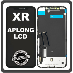 iPhone XR, iPhoneXR (A2105, A1984) APLONG LCD Display Screen Assembly Οθόνη + Touch Screen Digitizer Μηχανισμός Αφής Black Μαύρο (Ref By Apple) (Lifetime Warranty Για Συνεργατες B2B​)